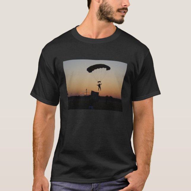 T-shirt Parachute de Skydiver à Sunset Sky Diver (Devant)