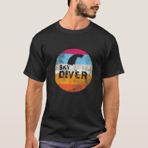 T-shirt Parachute Drôle Rétro I Skydiver Saut en Tandem Sk
