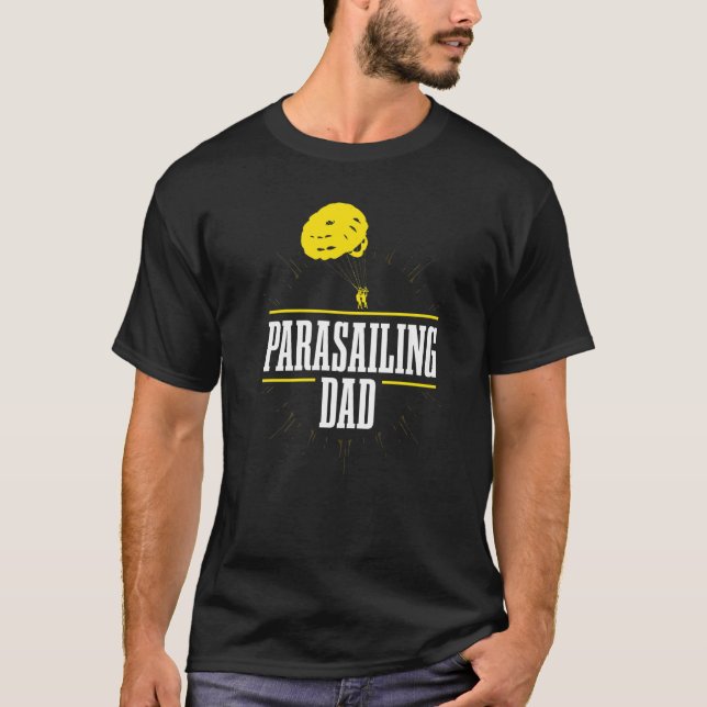 T-shirt Parachute papa Parasail Parasailer (Devant)