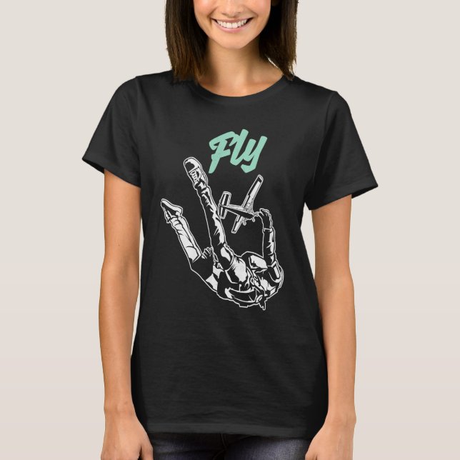 T-shirt Parachute Skipping Paraglider (Devant)