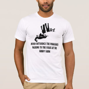 T-shirt Parachutisme drôle de slogan