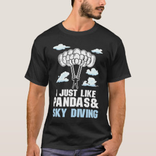 T-shirt Parachutisme Parachute Parachutiste Plongeur Plong