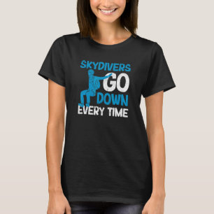 T-shirt Parachutiste de saut en parachute Skydivers descen