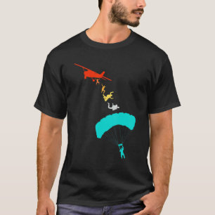 T-shirt Parachutiste drôle saute de l'avion parachutisme