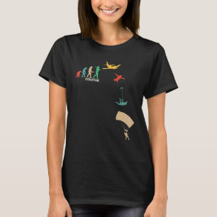 T-shirt Parachutiste en parachute, idée de parachutiste en