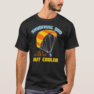 T-shirt Parachutiste Papa Skydiver Homme Parachutiste Mari