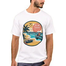 Paradis de la Plage au Coucher de Soleil Tropical