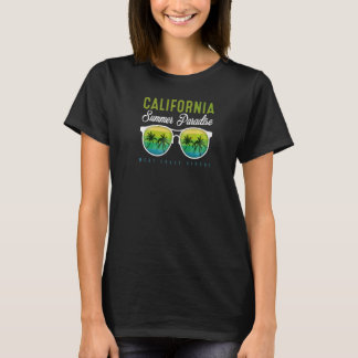 T-shirt Paradis d'été californien Vacances Voyage Vibes d'