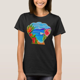T-shirt Paradis hawaïen