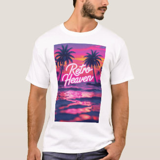 T-shirt Paradis Néon des Années 80