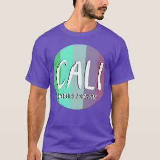 T-shirt Paradis Rétro de Surf en Californie Rétro Cali