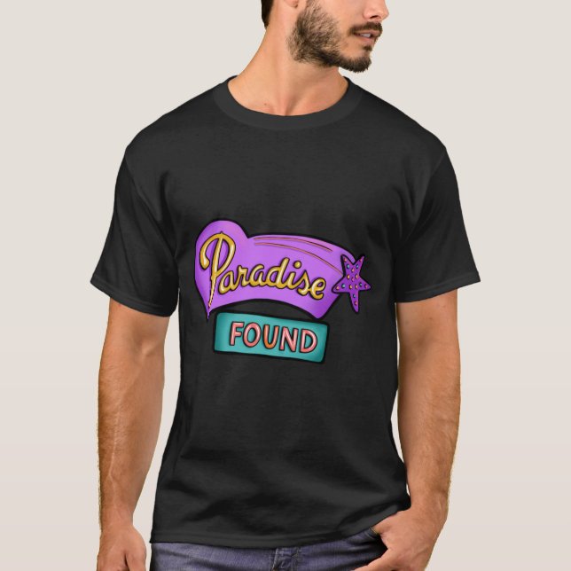 T-shirt Paradis trouvé (Devant)