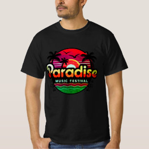 T-shirt Paradise Beach Band : Vibes tropicales