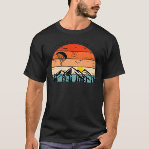 T-shirt Paraglider Mountain Sunset Cadeau Vintage 5