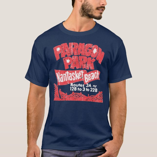T-shirt Paragon Park Retro Amusement Park (Devant)