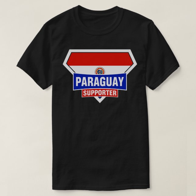 T-shirt Paraguayen Super Drapeau (Design devant)