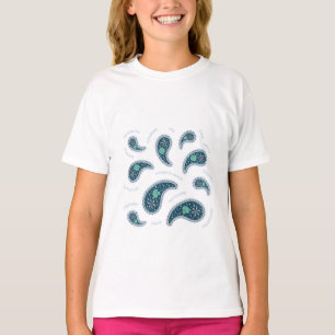 T-shirt Paramecia Paisley Protozoa Biologie Science Lumièr