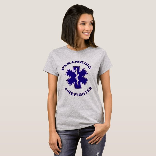 T-shirt Paramedic du pompier (Devant entier)