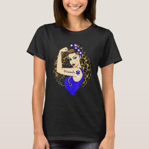 T-shirt Paramedic Ems Girl Power Moderne Rosie Le Riveter