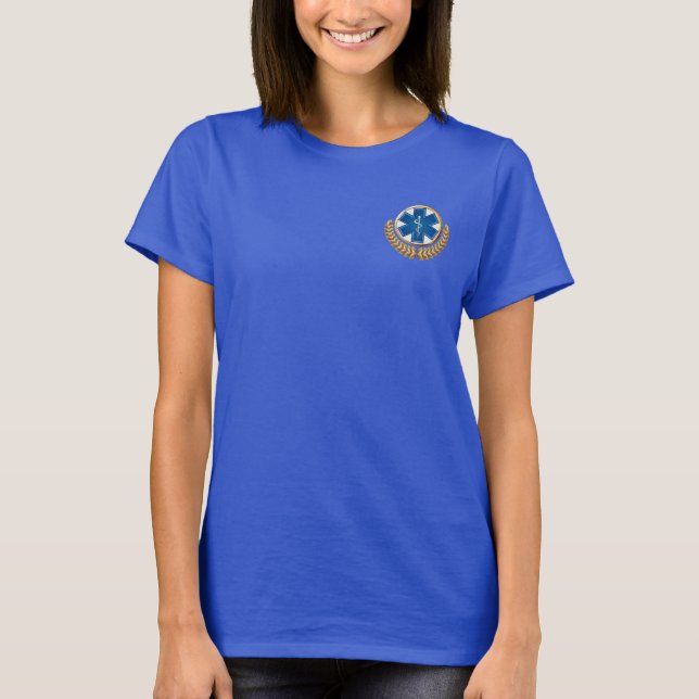 T-shirt Paramedic, EMS ou EMT Back - Voir les deux côtés (Devant)