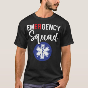 T-shirt Paramètre EMT du travailleur de soins de santé de 