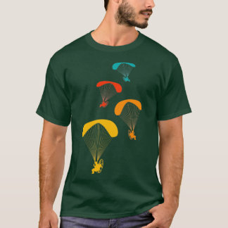 T-shirt Paramoteur vintage pilote rétro paramorisation PPG