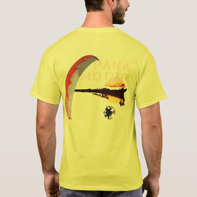 T-SHIRT PARAMOTOR PAR DU SOLEIL (Dos)