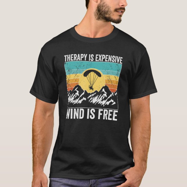 T-shirt Paramotor Pilot Therapy is expensive Paramotoring (Devant)