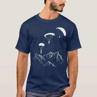 T-shirt Parapente volant Skydiving Parapente