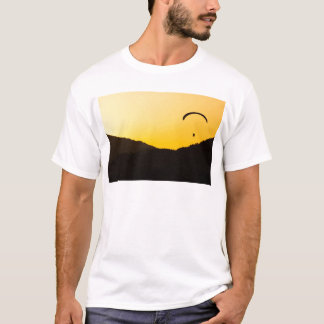 T-shirt parapentisme-à-coucher du soleil
