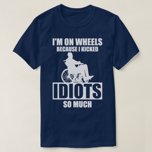 T-shirt Paraplégie Handicap Paraplégie (Design devant)