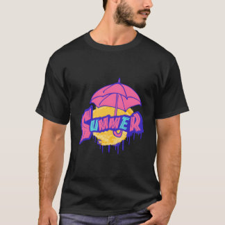 T-shirt Parapluie de plans d'été