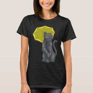 T-shirt Parapluie de pluie de chats