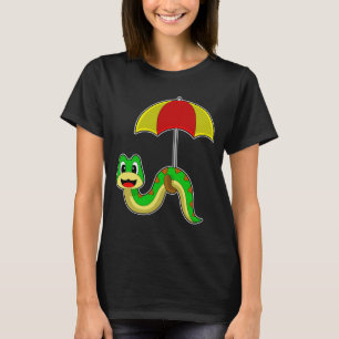 T-shirt Parapluie de pluie de serpent