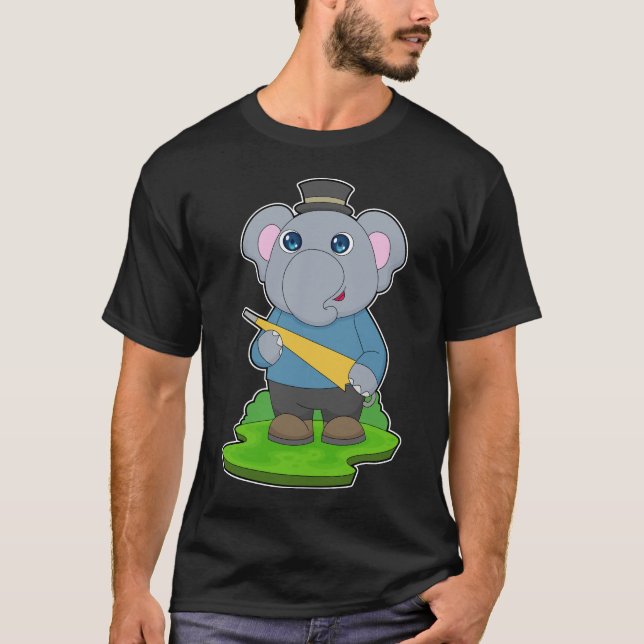 T-shirt Parapluie Eléphant (Devant)