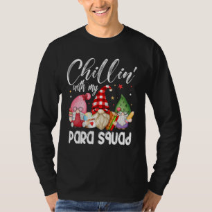 T-shirt Paraprofessionnel Para Squad Gnomes de Noël qui se