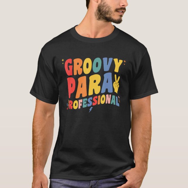 T-shirt Paraprofessionnel super Retro Para Pro Professiona (Devant)