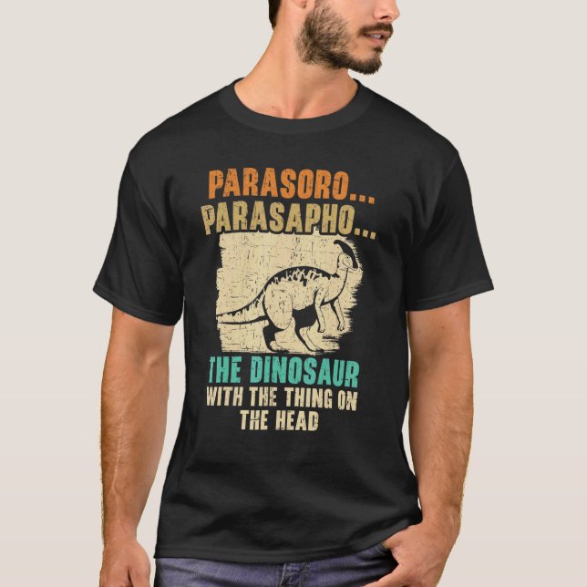 T-shirt Parasaurolophus Future Paleontologist Dinosaur Ext (Devant)
