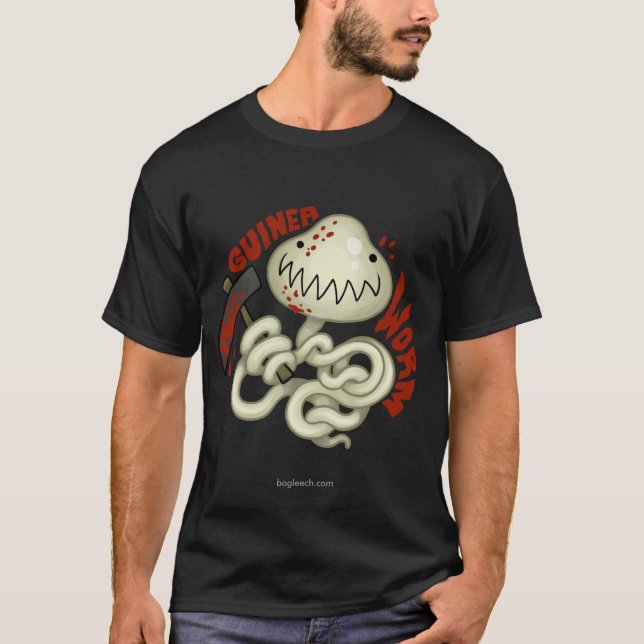 T-shirt PARASITES : Ver de Guinée (Devant)