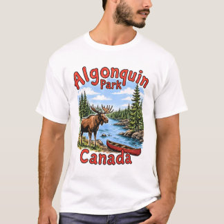 T-shirt Parc Algonquin Canada Paysage de l'orignal