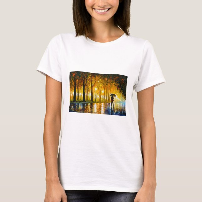 T-shirt PARC BEWITCHÉ - Leonid Afremov Baseball ¾ manche (Devant)