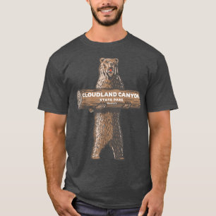 T-shirt Parc Cloudland Canyon State Park Georgia Bear Vaca