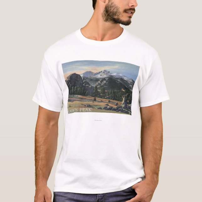 T-shirt Parc d'Estes, le Colorado - désire ardemment la (Devant)