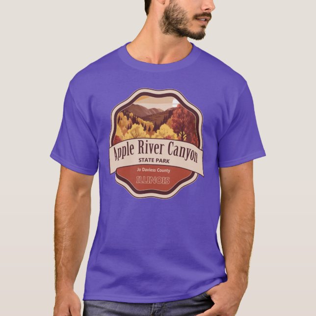 T-shirt Parc d'état d'Apple River Canyon (Devant)