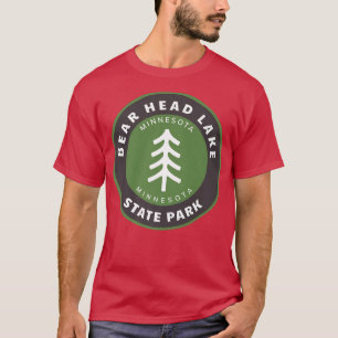 T-shirt Parc d'état de Bear Head Lake Minnesota MN Forest 
