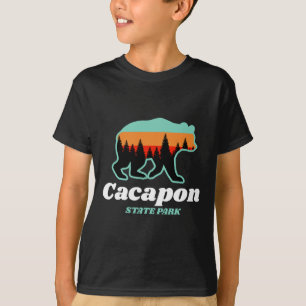 T-shirt Parc d'État de Capacon Virginie-Occidentale Ours É