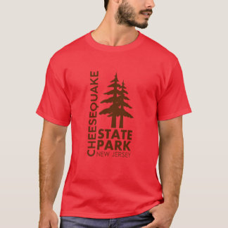 T-shirt Parc d'État de Cheesequake, ami des pins du New Je