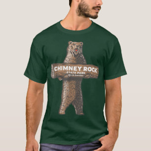 T-shirt Parc d'état de Chimney Rock North Carolina Bear Va