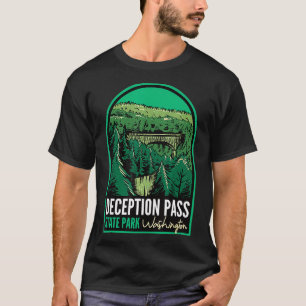 T-shirt Parc d'état de Deception Pass Washington