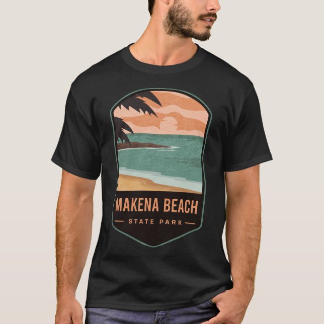 T-shirt Parc d'état de Makena Beach (Devant)